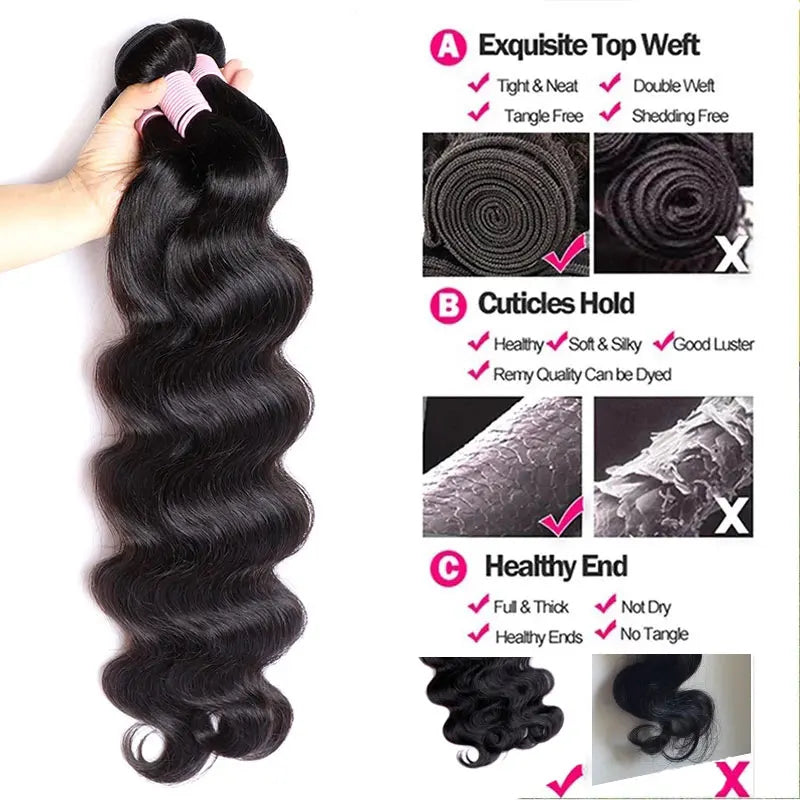 Brazilian Body Wave Hair Bundles