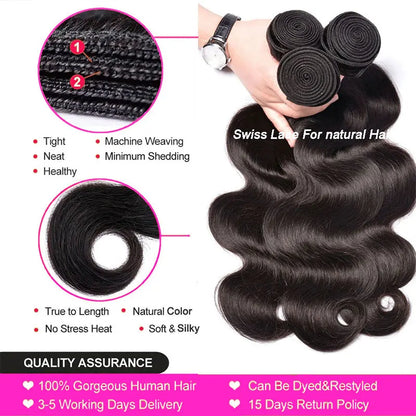 Brazilian Body Wave Hair Bundles