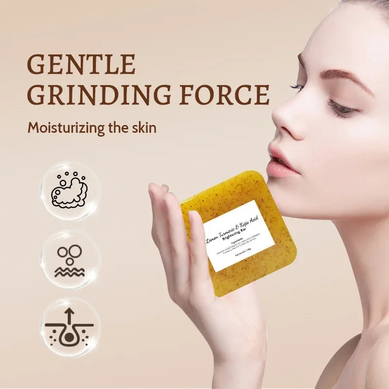 Turmeric Lemon Kojic Exfoliating Soap