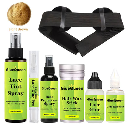 8pcs Wig Install Kit with Glue