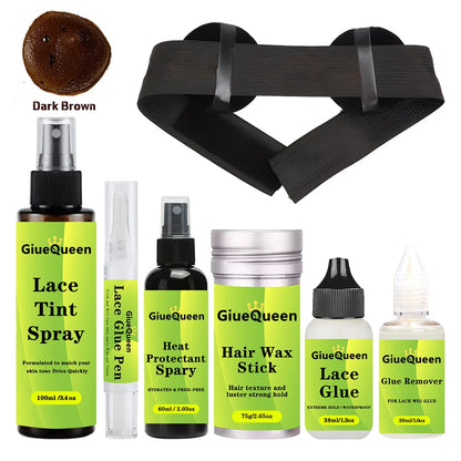 8pcs Wig Install Kit with Glue