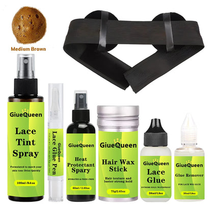 8pcs Wig Install Kit with Glue