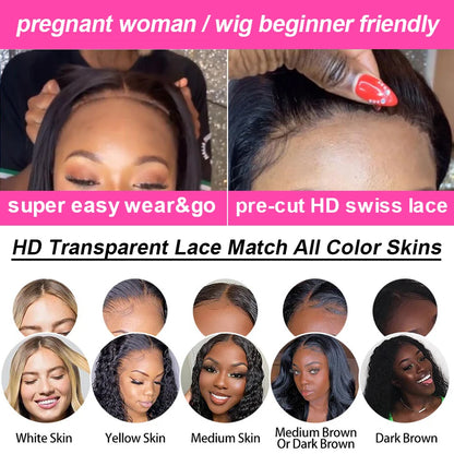 Water Wave Glueless Curly Wig