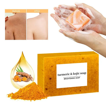 Turmeric Lemon Kojic Exfoliating Soap