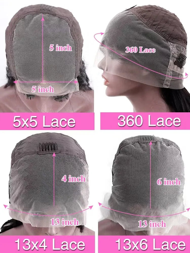 HD Transparent Bone Straight Wig