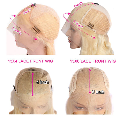 HD Transparent Blonde Lace Front Wig
